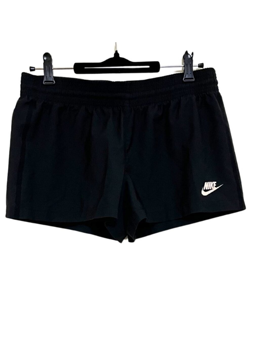 Nike Dri-FIT Zipper Back Pocket Athletic Black Running Workout Track Shorts – M